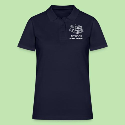 book lover t-shirt, book day shirt, my book is my - Women's Pique Polo Shirt