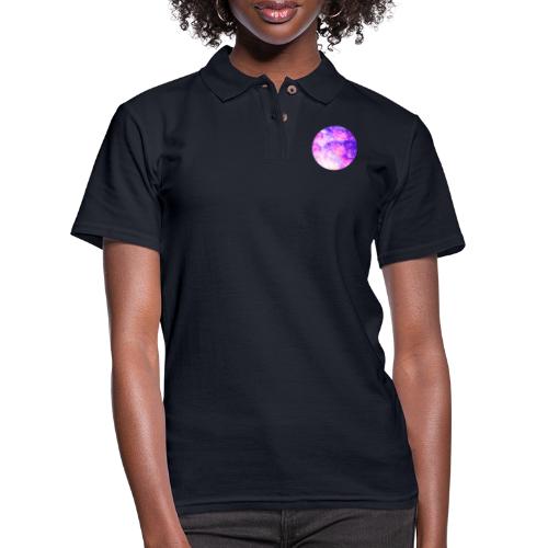 Pink and Purple Sky - Women's Pique Polo Shirt