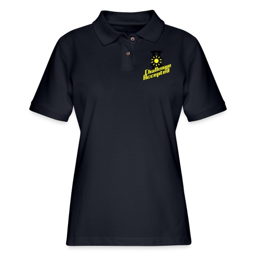 Challenge Accepted - Women's Pique Polo Shirt