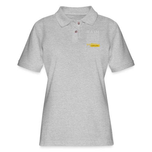 UBI is not Left or Right - Women's Pique Polo Shirt