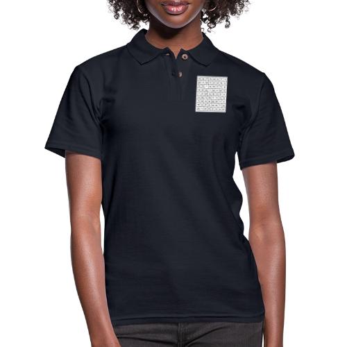72 Names of God - Women's Pique Polo Shirt