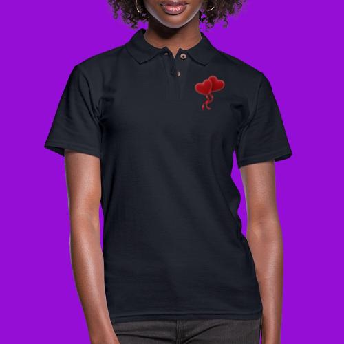 Two hearts together - Women's Pique Polo Shirt
