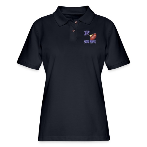 ravens r bleed shirt png - Women's Pique Polo Shirt