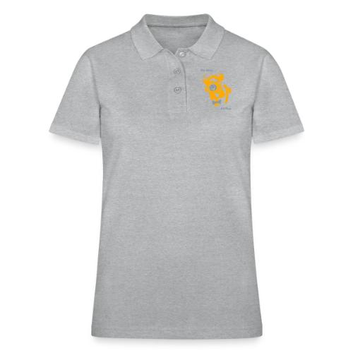 We Slay All Day Shiny Shirt Metallic Silver & Gold - Women's Pique Polo Shirt