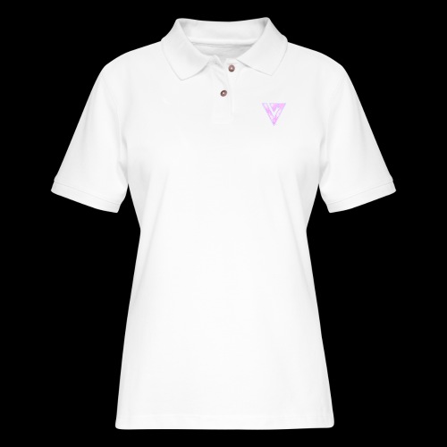 Seventeen Black T-Shirt - Women's Pique Polo Shirt