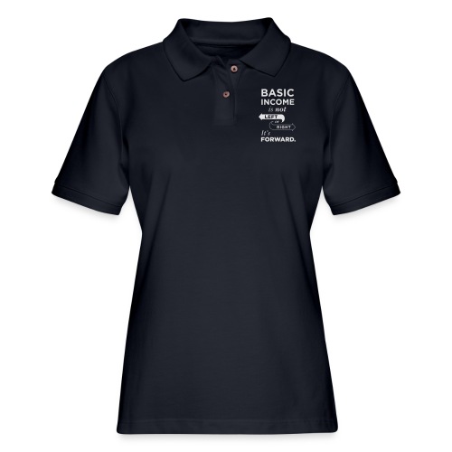 Basic Income Arrows V.2 - Women's Pique Polo Shirt