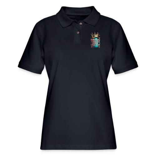 Mom Mode Survival Expert Tee - Women's Pique Polo Shirt
