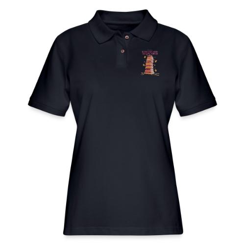 Bedtime Story Legend T Shirt - Women's Pique Polo Shirt