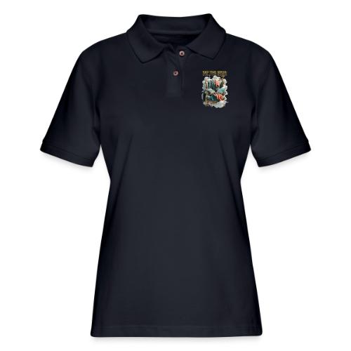 Nap Time Ninja T Shirt - Women's Pique Polo Shirt