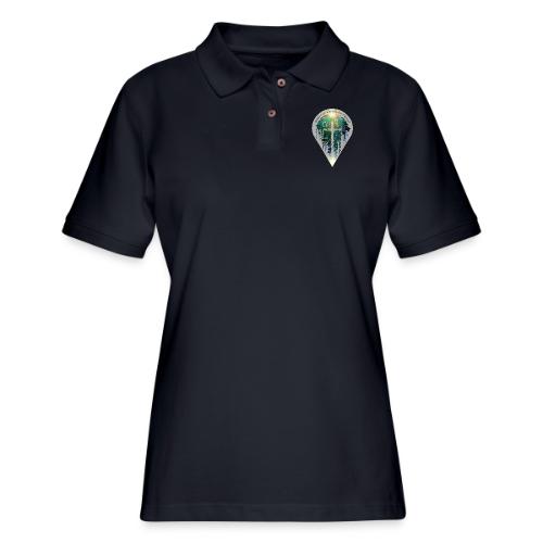Easter Grace Cascades Vine T Shirt, Renewal Gift - Women's Pique Polo Shirt