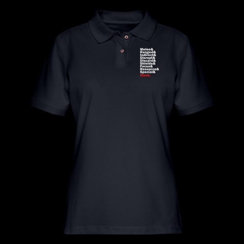 Discard to Reroll - Sides of the Die - Women's Pique Polo Shirt
