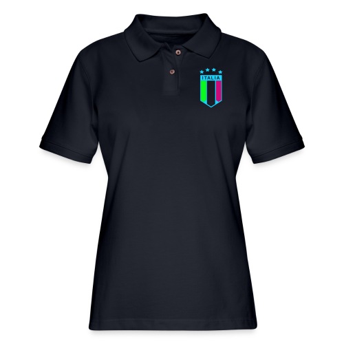 4 Star Italia Shield - Women's Pique Polo Shirt