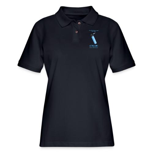 Emotional Support Water Bottle T-Shirt | Still Anx - Women's Pique Polo Shirt