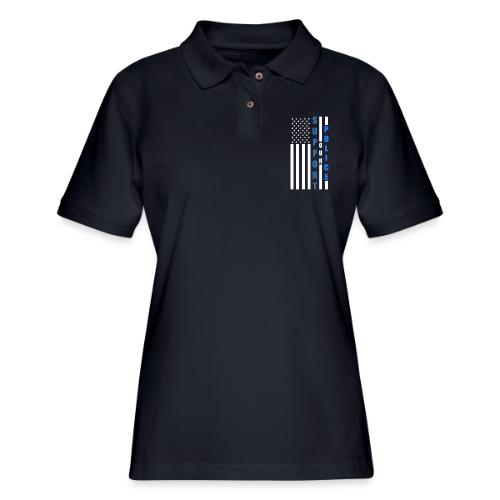 Support Our Police - Women's Pique Polo Shirt