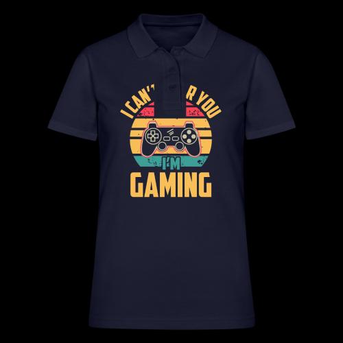 I Can't Hear You, I'm Gaming - Women's Pique Polo Shirt
