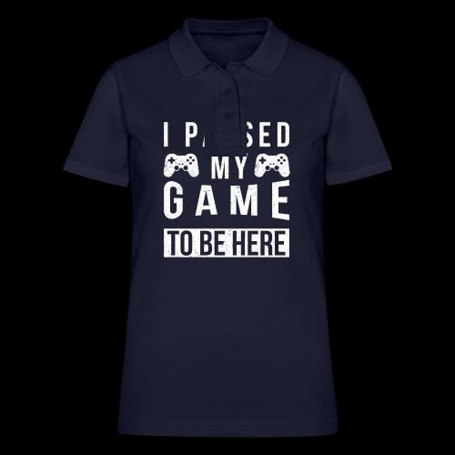 Two Controller I Paused My Game For You - Women's Pique Polo Shirt