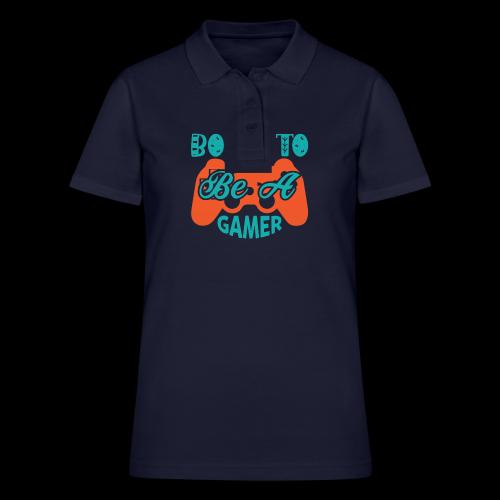 Born to be a Gamer - Women's Pique Polo Shirt