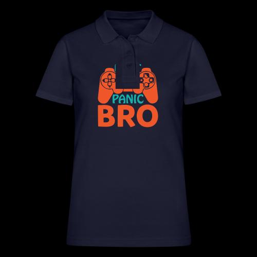 Don't Panic Bro! Heart Gamer - Women's Pique Polo Shirt