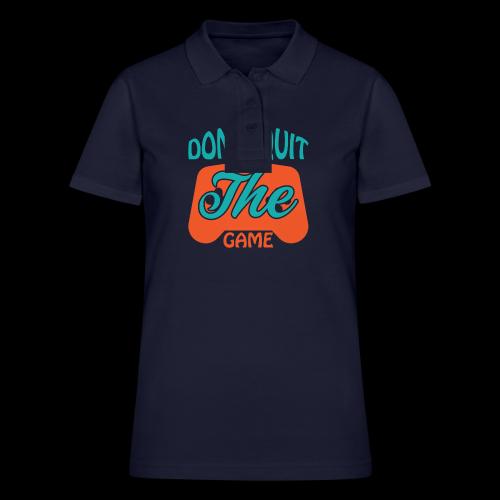 Don't Quit The Game! - Women's Pique Polo Shirt