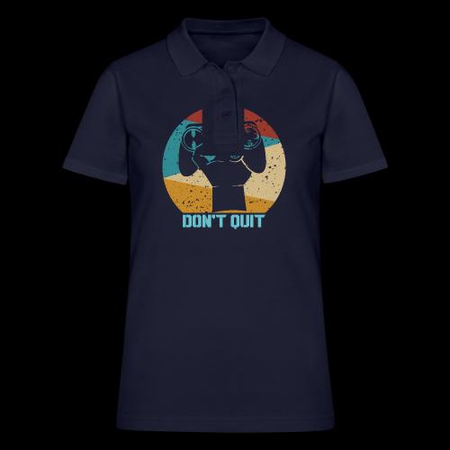 Don't Quit (Gaming Fist) - Women's Pique Polo Shirt