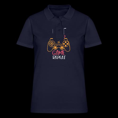 Eat, Sleep, Game, Repeat! - Women's Pique Polo Shirt