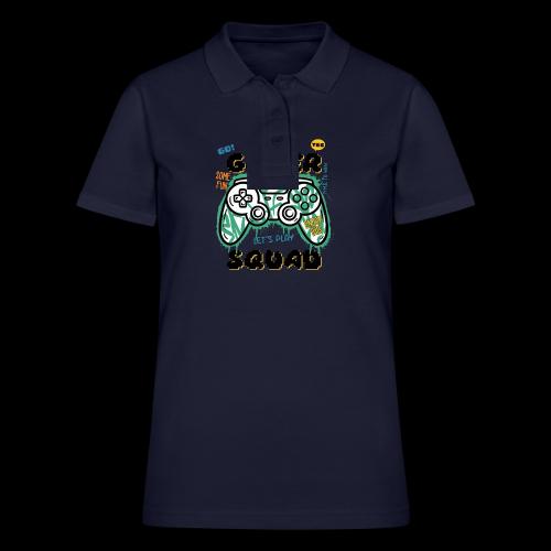 Gamer Squad: Time to Win - Women's Pique Polo Shirt