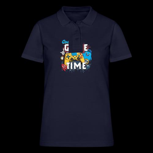 Cool Game Time Fun - Women's Pique Polo Shirt