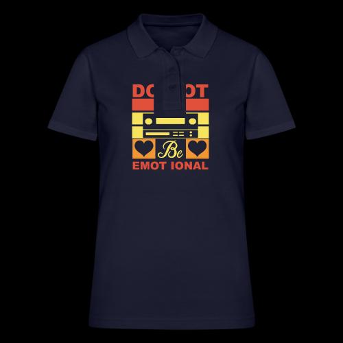 Do Not Be Emotional Gaming Audio - Women's Pique Polo Shirt