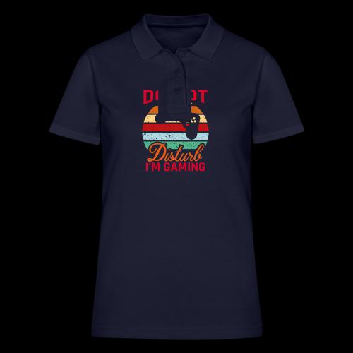 Do Not Disturb, I'm Gaming - Women's Pique Polo Shirt