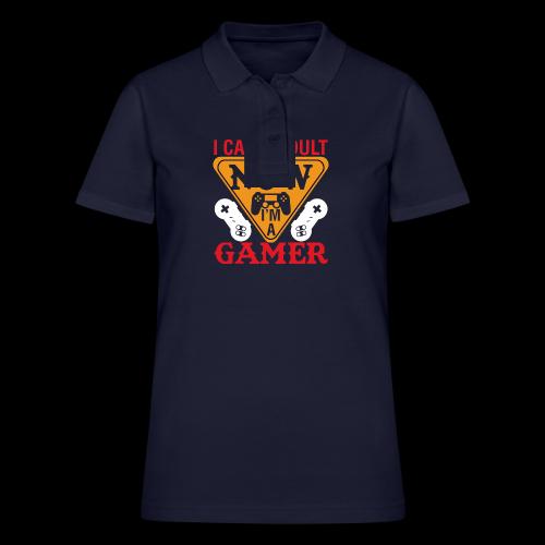 I Can't Adult Now, I'm A Gamer - Women's Pique Polo Shirt