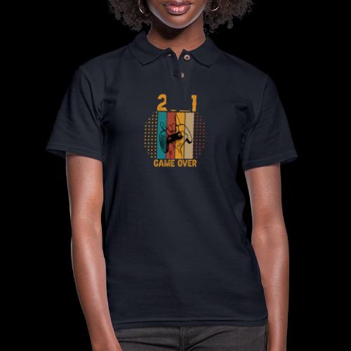 2021 Game Over Hand Controller - Women's Pique Polo Shirt