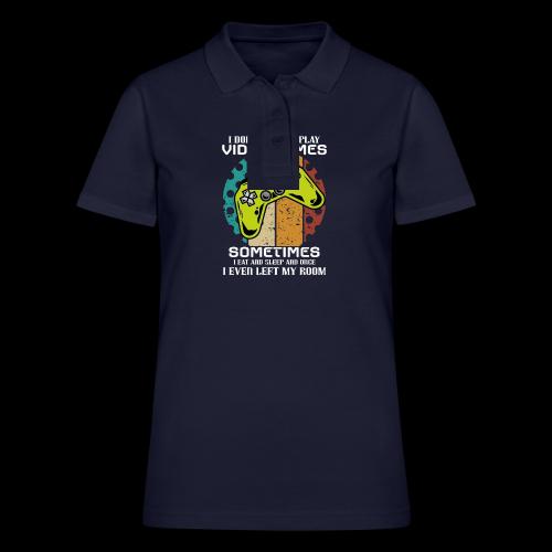 I Don't Always Play Video Games... - Women's Pique Polo Shirt