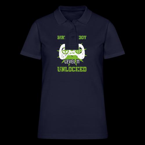 Birthday Boy: Level 11 Unlocked! - Women's Pique Polo Shirt