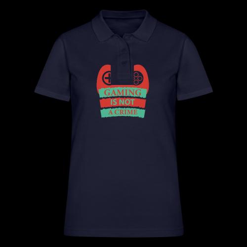 Gaming Is Not A Crime! - Women's Pique Polo Shirt