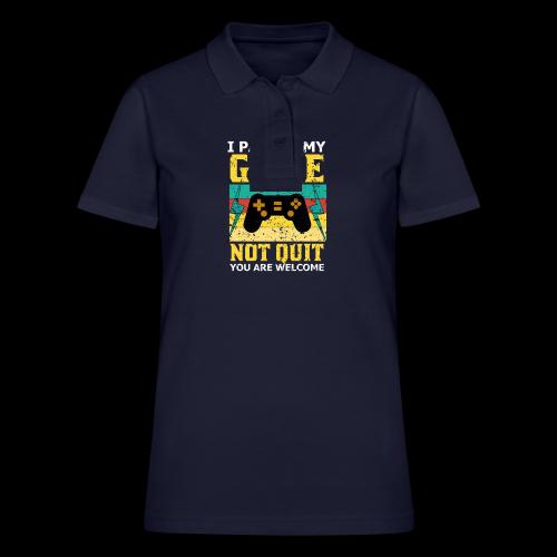 I Paused My Game, Not Quit! - Women's Pique Polo Shirt