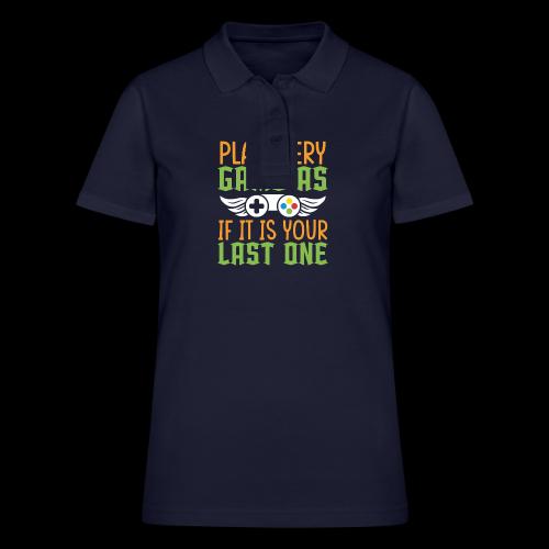 Play Every Game as if it is Your Last One - Women's Pique Polo Shirt