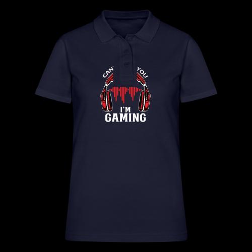 Can't Hear You, I'm Gaming! - Women's Pique Polo Shirt