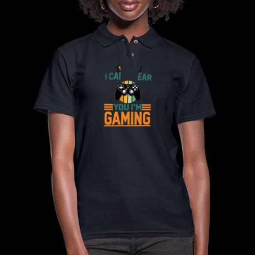 Sorry, I'm Gaming! - Women's Pique Polo Shirt