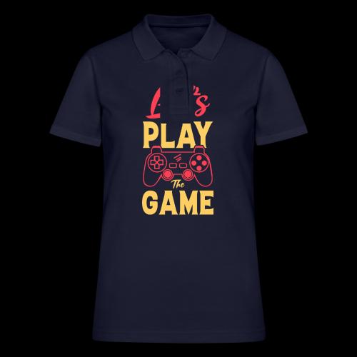 Let's Play The Game! - Women's Pique Polo Shirt