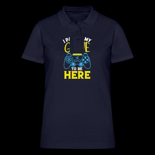 I Paused My Game For You - Women's Pique Polo Shirt