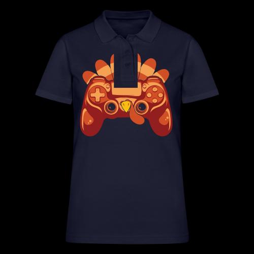 Gamer Turkey Thanksgiving - Women's Pique Polo Shirt