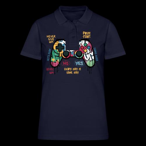 Game Day Graffiti Controller - Women's Pique Polo Shirt