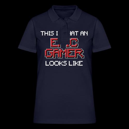 This Is What An Epic Gamer Looks Like Tee - Women's Pique Polo Shirt