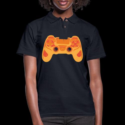 Pumpkin Spice Gaming Controller - Women's Pique Polo Shirt