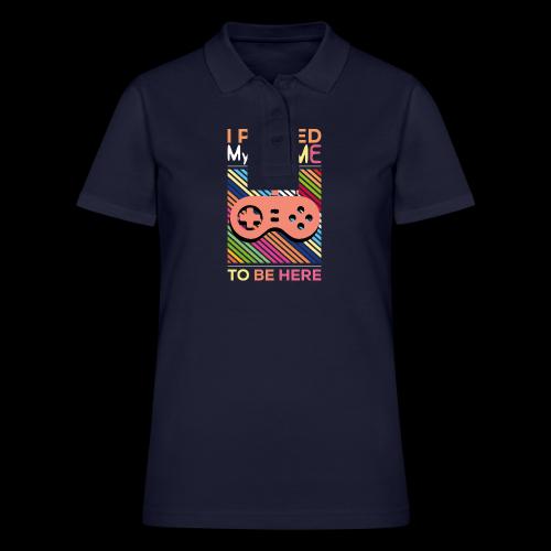 I Paused My Game to Be Here - Women's Pique Polo Shirt