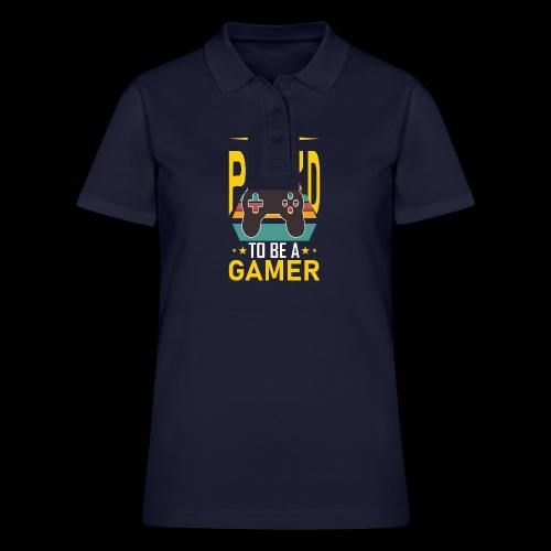 I'm Proud To Be A Gamer - Women's Pique Polo Shirt