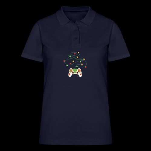 Gaming Christmas Tree Controller - Women's Pique Polo Shirt