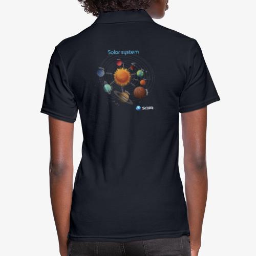 Solar System Scope : Solar System - Women's Pique Polo Shirt