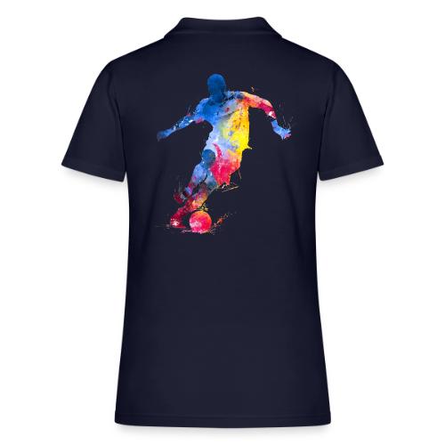 Soccer: Splash Kick - Women's Pique Polo Shirt