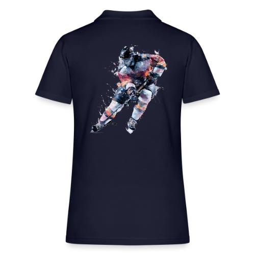 Hockey: Frozen Motion - Women's Pique Polo Shirt